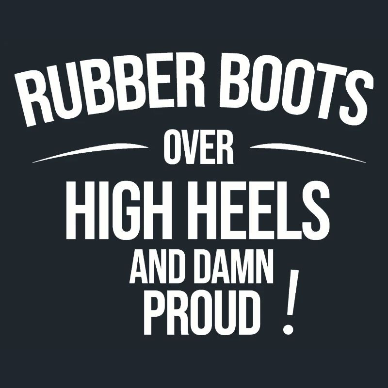 Rubber Boots over High Heels – Dorfkind Statement