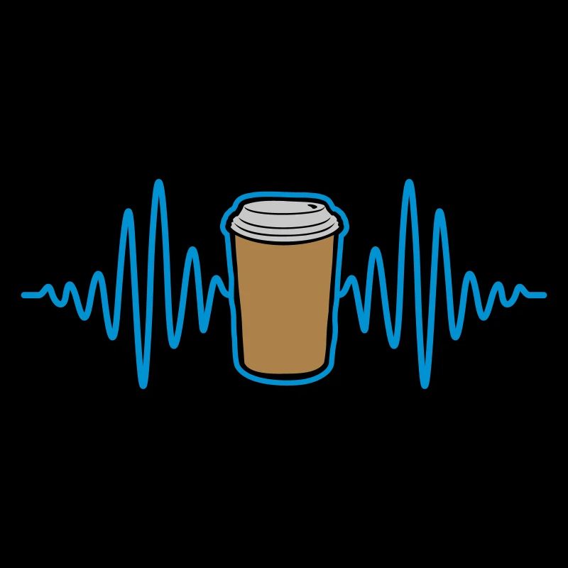 Frequenz Kaffee Becher unterwegs