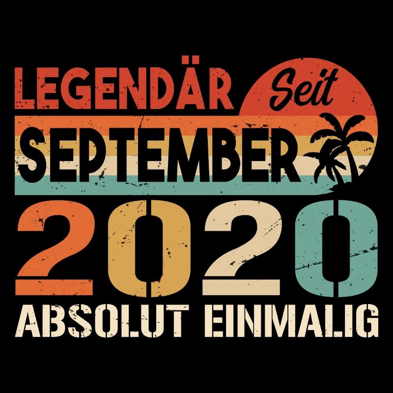2020 September Vintage Geburtstagsgeschenk 2020