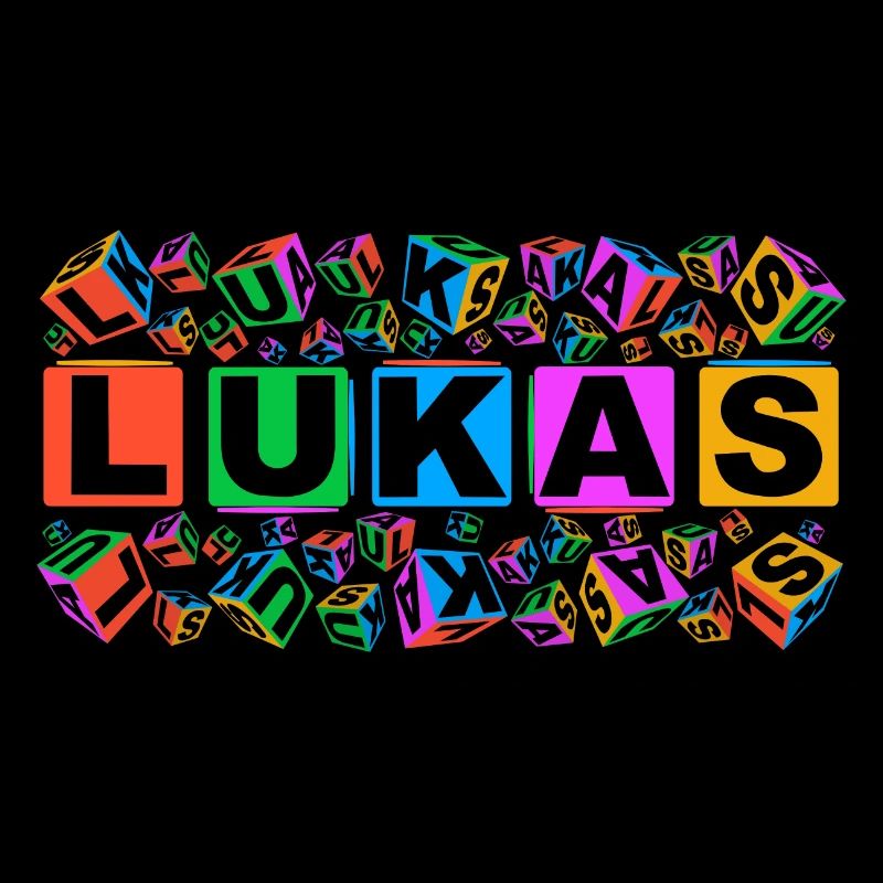 LUKAS colourful cubes
