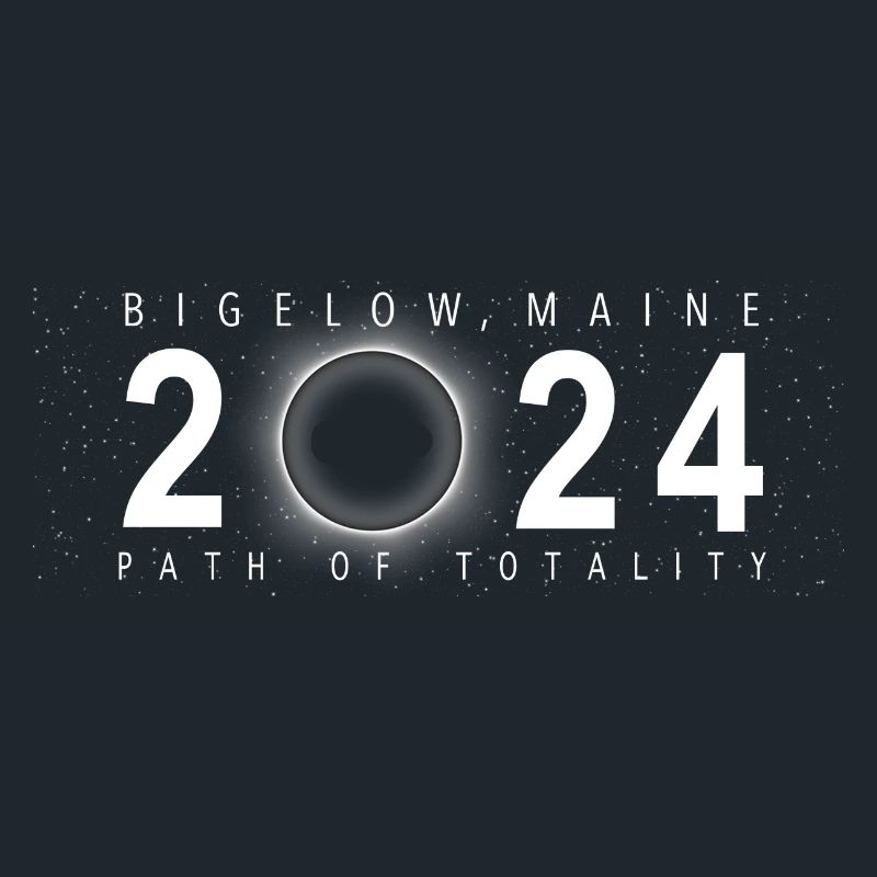 Eclipse de Soleil Bigelow Maine 8 avril 2024