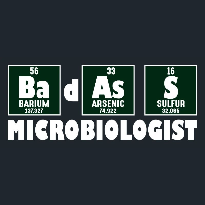 Drôle de microbiologiste badass de l’élément principal