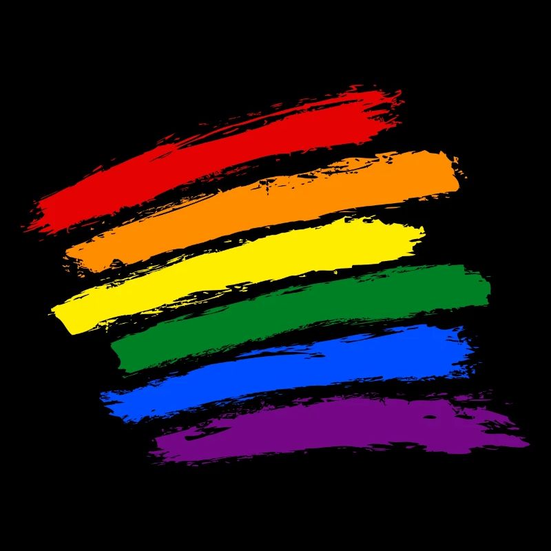 Rayures arc-en-ciel