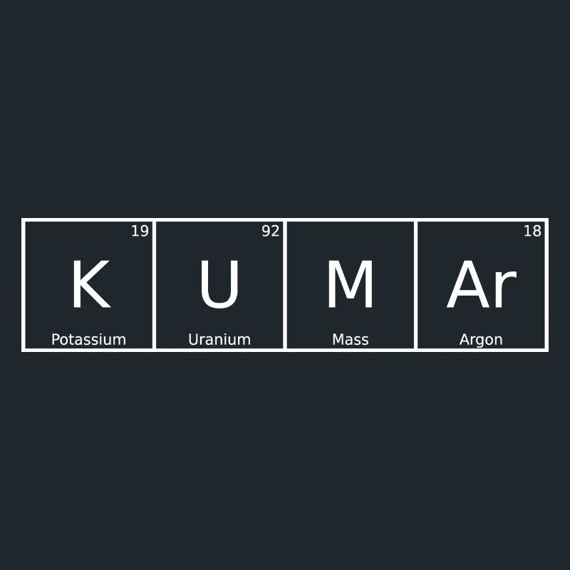 Kumar Nom Prénom Chimie Tableau périodique Éléments
