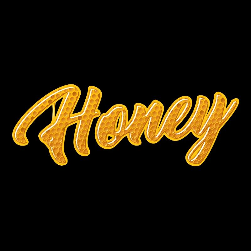Honey Honey Bee Beekeeper Graffiti Lettering