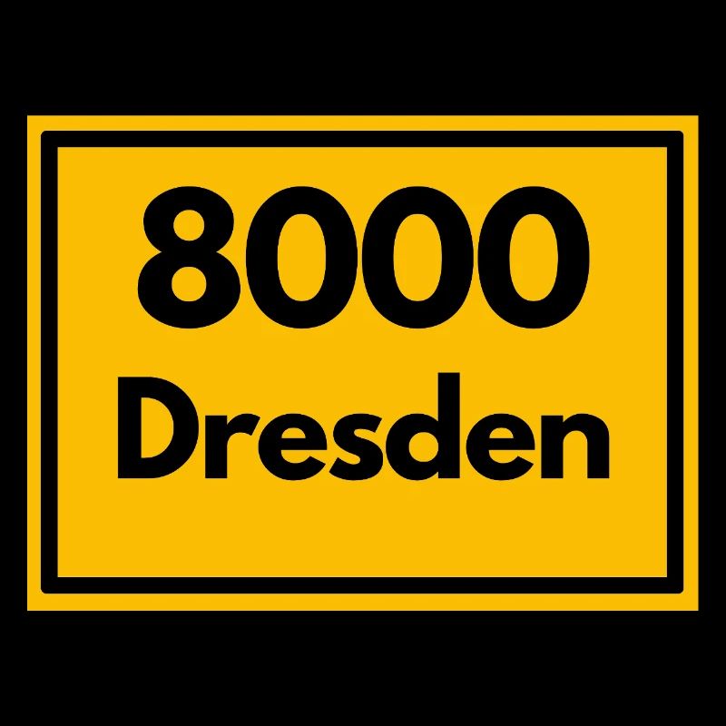 OLD POSTCODE POSTCODE RETRO 8000 DRESDEN ELBE