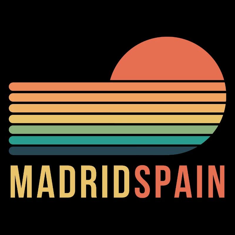 Madrid Spain Retro