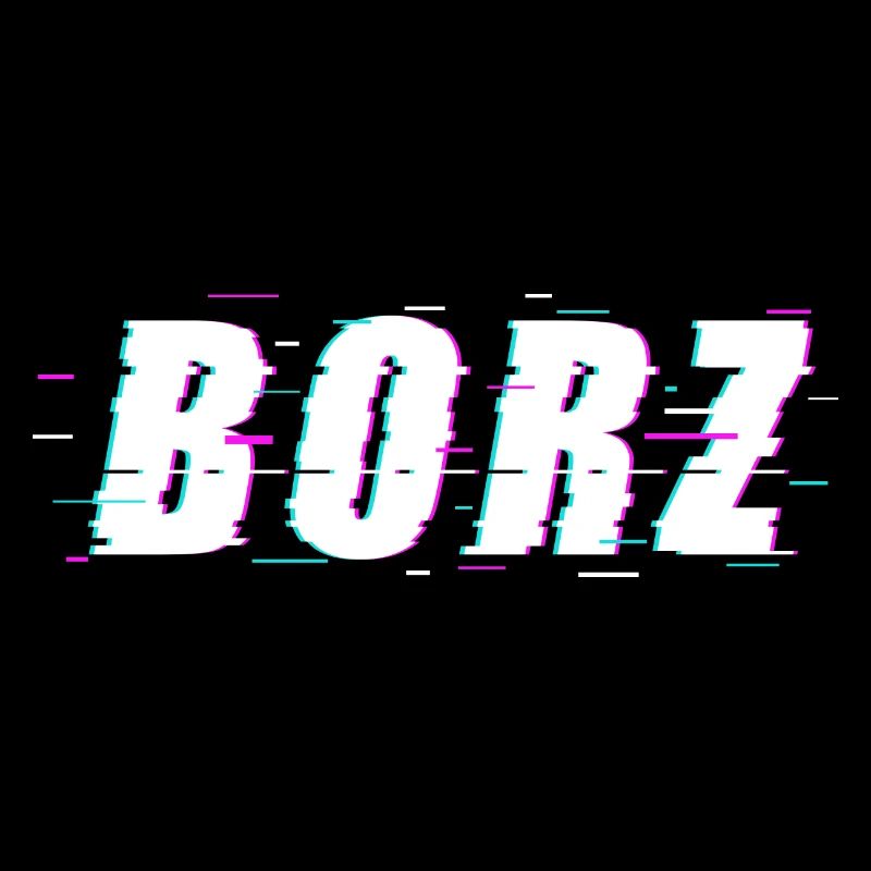 Borz - Effet de glitch de loup tchétchène