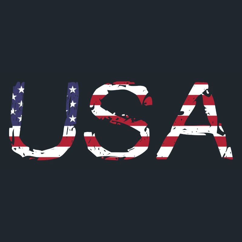 Les États-Unis aux couleurs du drapeau américain drapeau