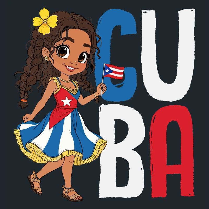 Cuba Pride & Home - Design du drapeau de Cuba