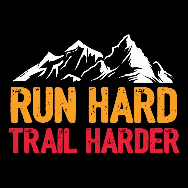 Lauf hart. Härter auf dem Trail.