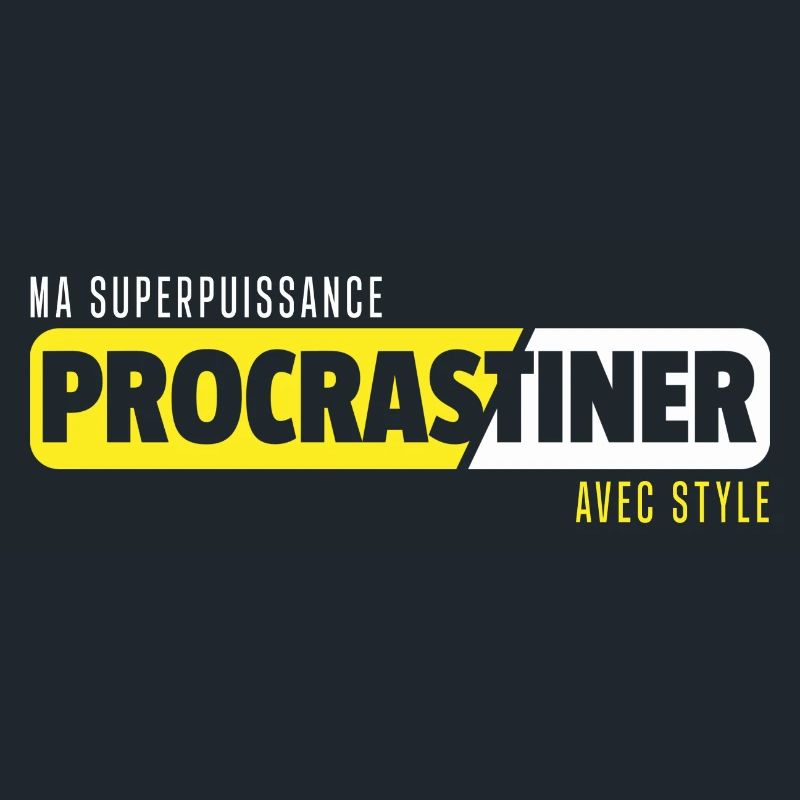 Procrastiner / citations drôles