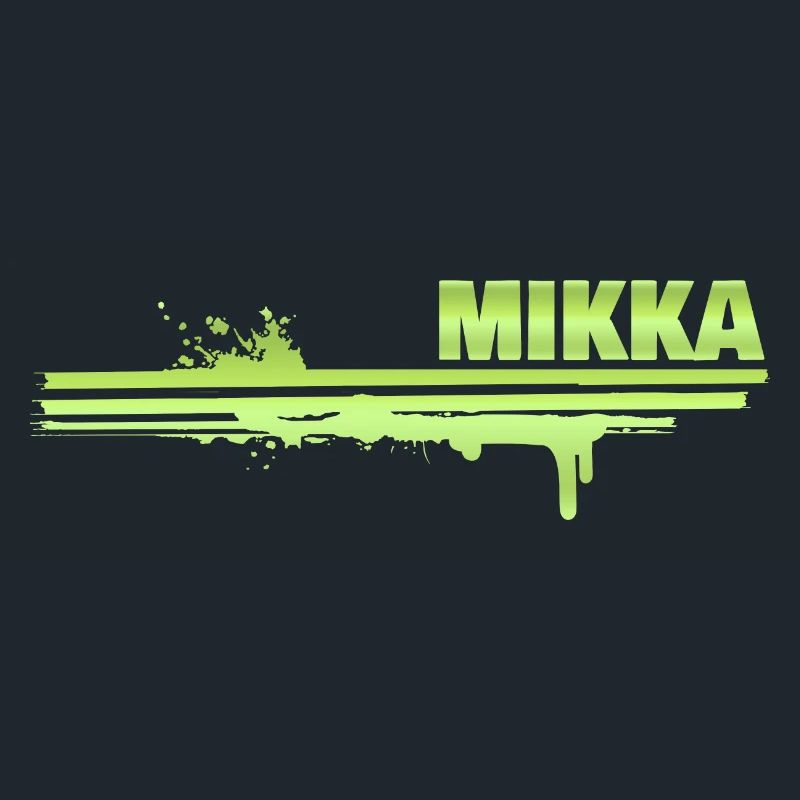 Mikka als Farbklecks