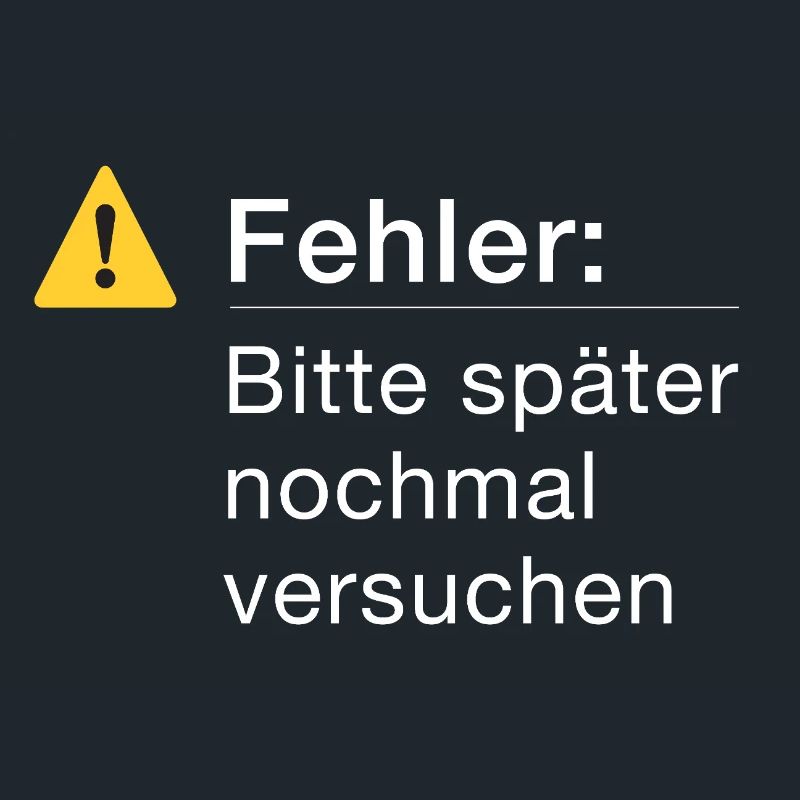 Fehler: Bitte noch einmal versuchen Informatik