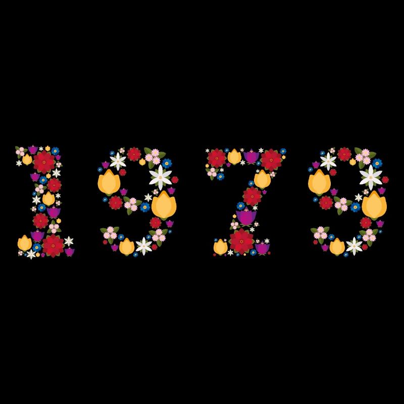 Année 1979 Fleurs
