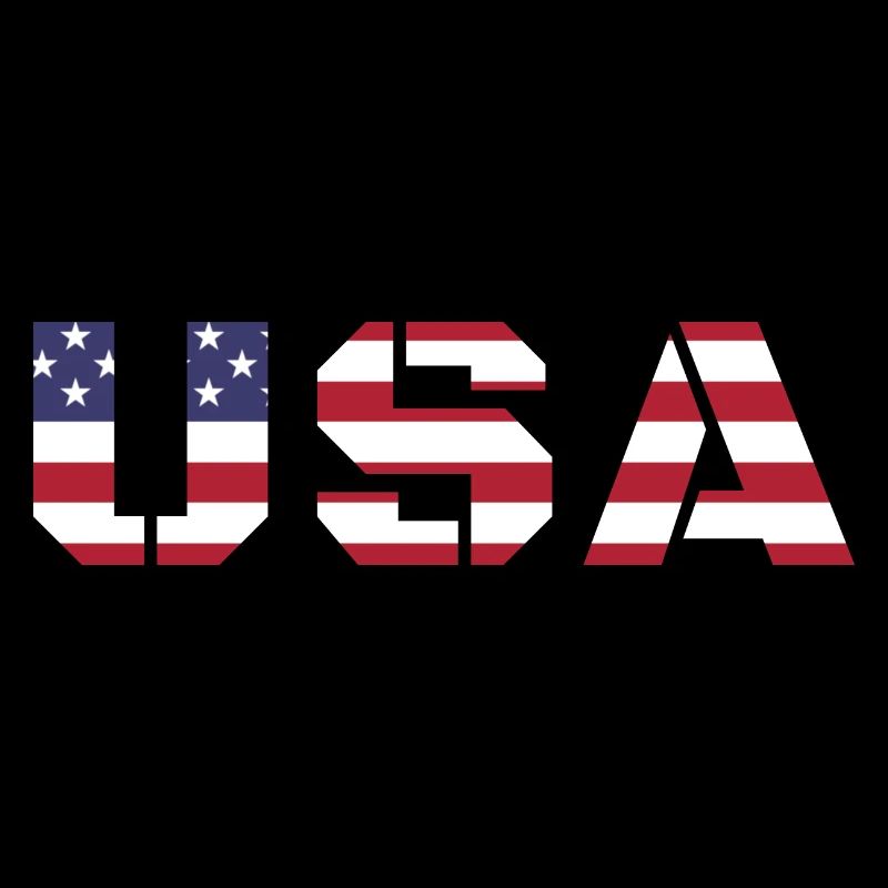Les États-Unis aux couleurs du drapeau américain drapeau