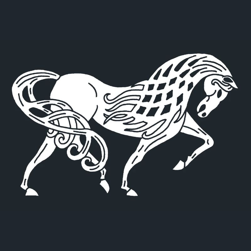 Cheval blanc celte