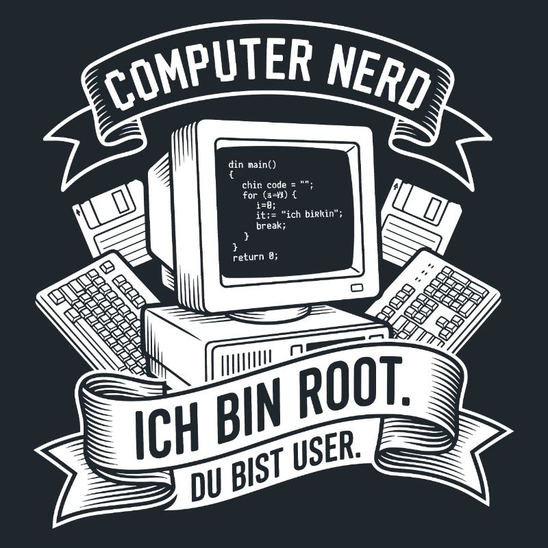 Je suis un nerd informatique root