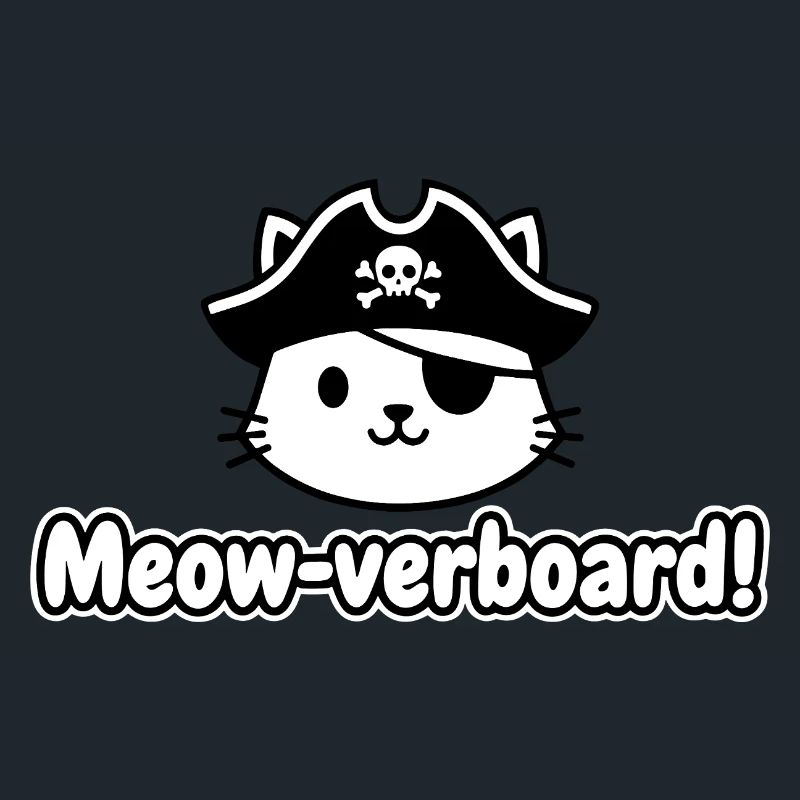 Conception de la planche Cat Pirate Meow
