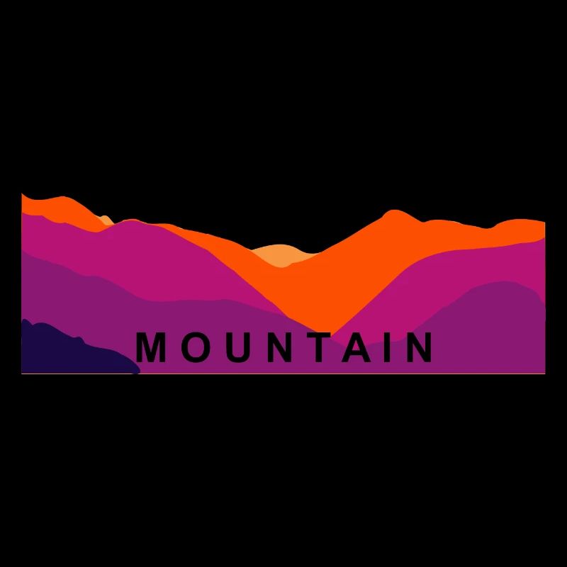 Mont Bergsilouette