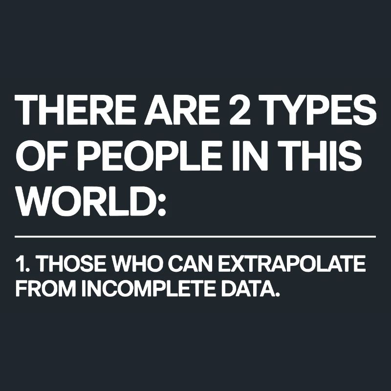 Statistics Analysis Data Science Extrapolation