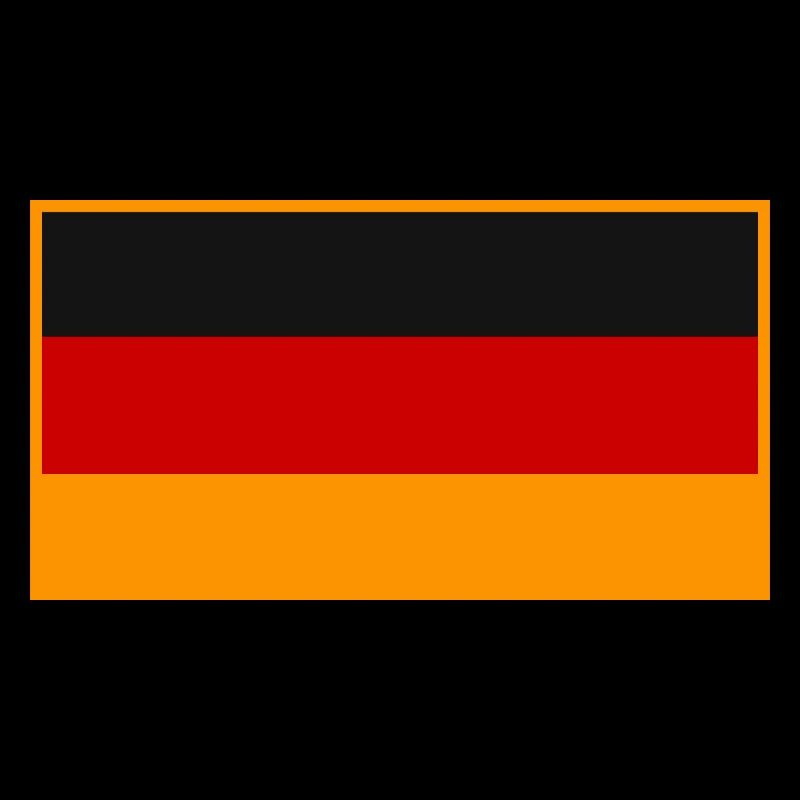 German flag in vintage design