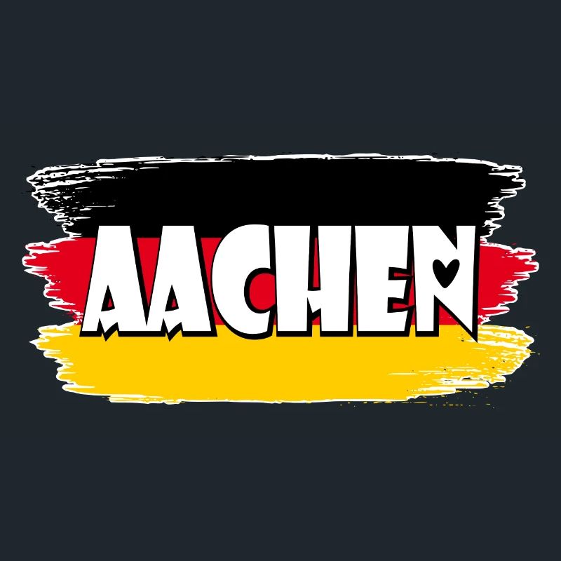 Aachen Germany Flag