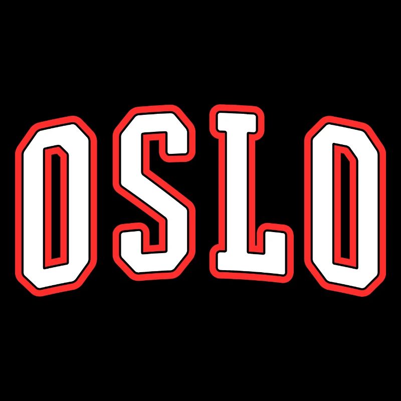 Oslo Varsity Stadtlogo Print