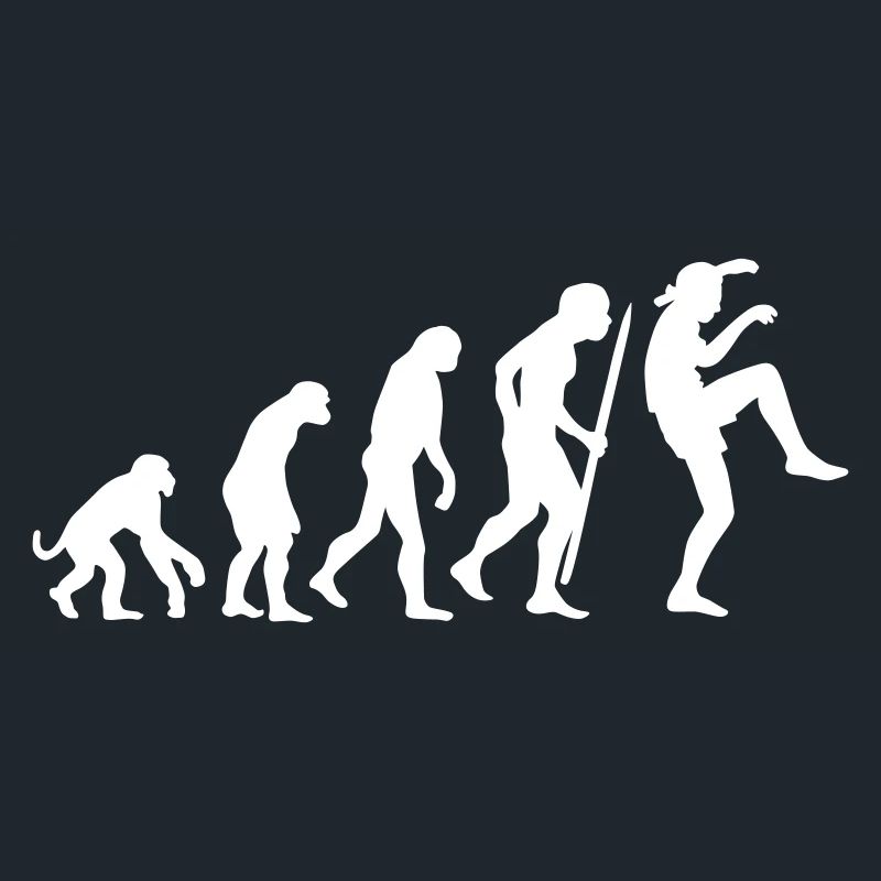 Funny Evolution Karate Vintage 80s Crane Kick