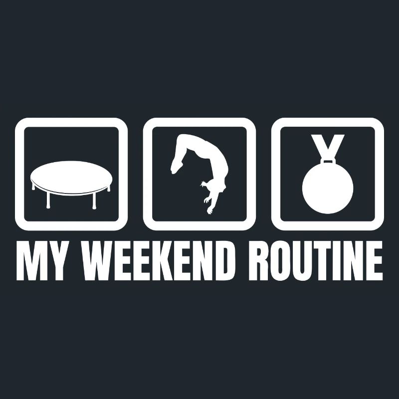Trampoline Weekend Routine