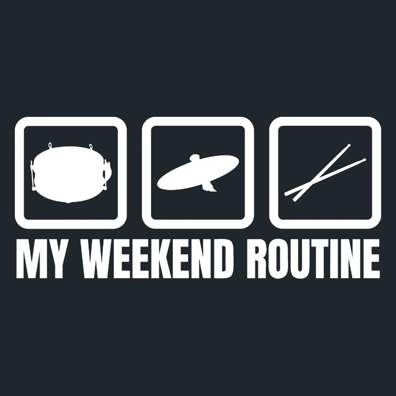 Schlagzeuger Wochenendroutine