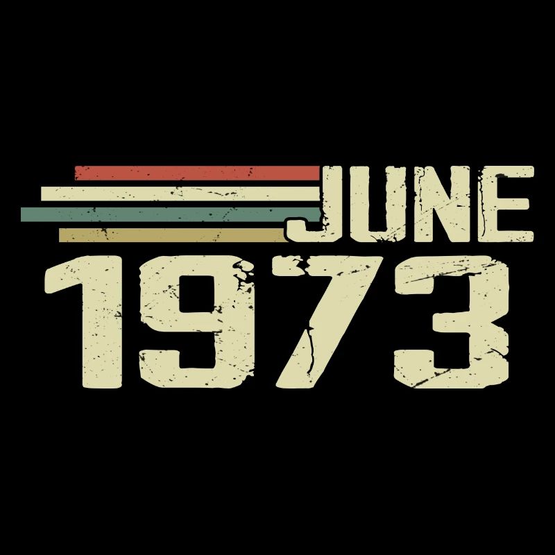 Juni 1973 Jahrestag Juni 1973 Juni 1973 Geburtstag