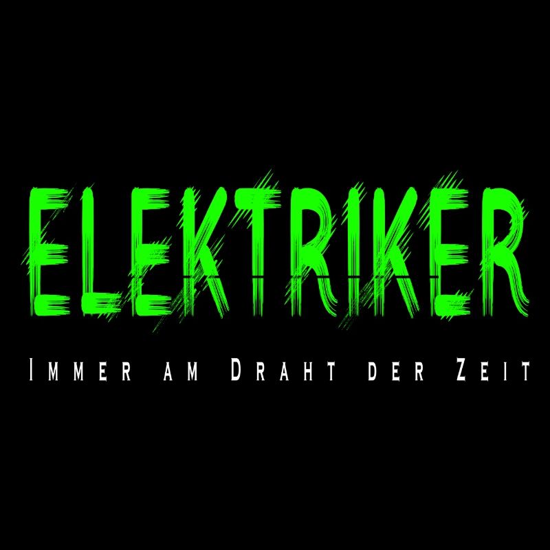 Elektriker Handwerker Design