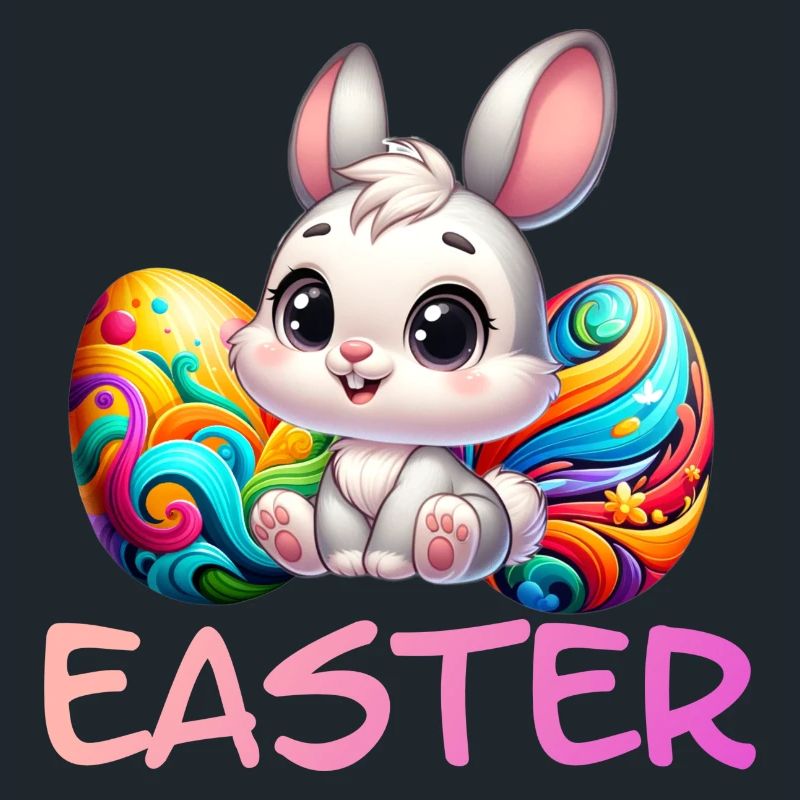 Easter Bunny with Easter Eggs