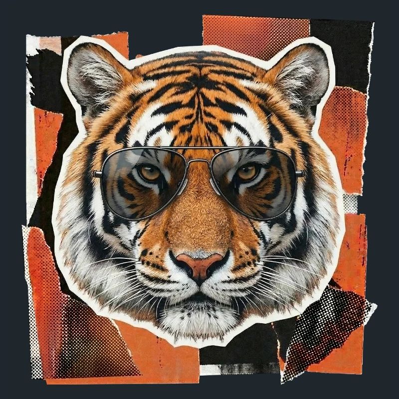 Tiger Sunglasses Risography