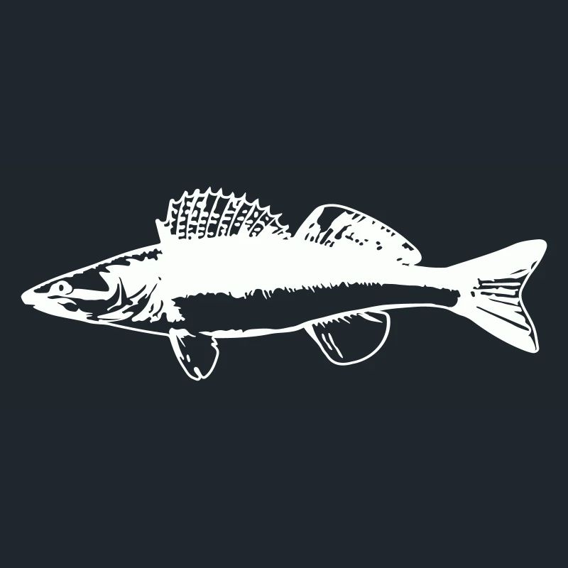 Fish with water movement