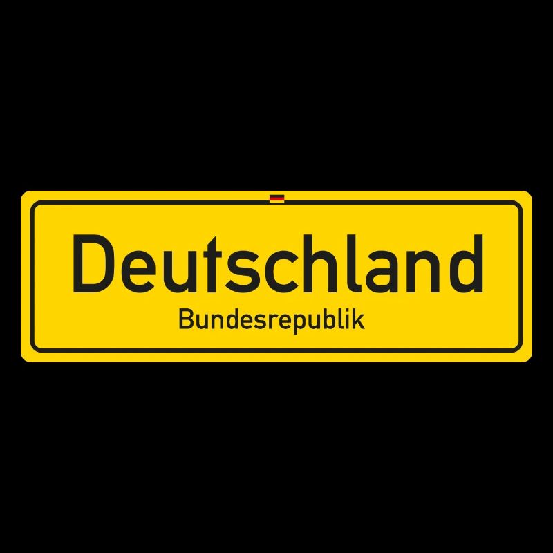 Typenschild des Landes Deutschland