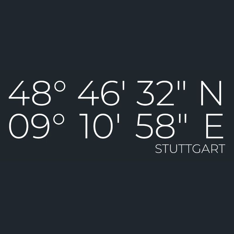 coordinates Stuttgart