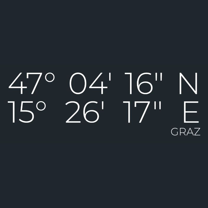 coordinates Graz, Austria