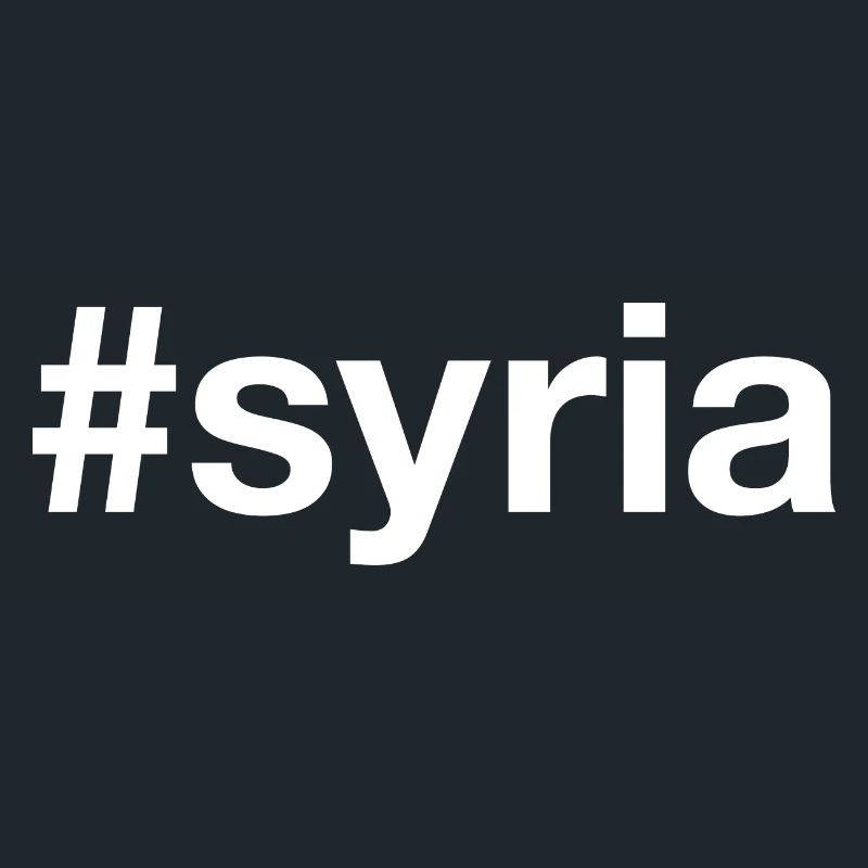 SYRIE Hashtag Syrien