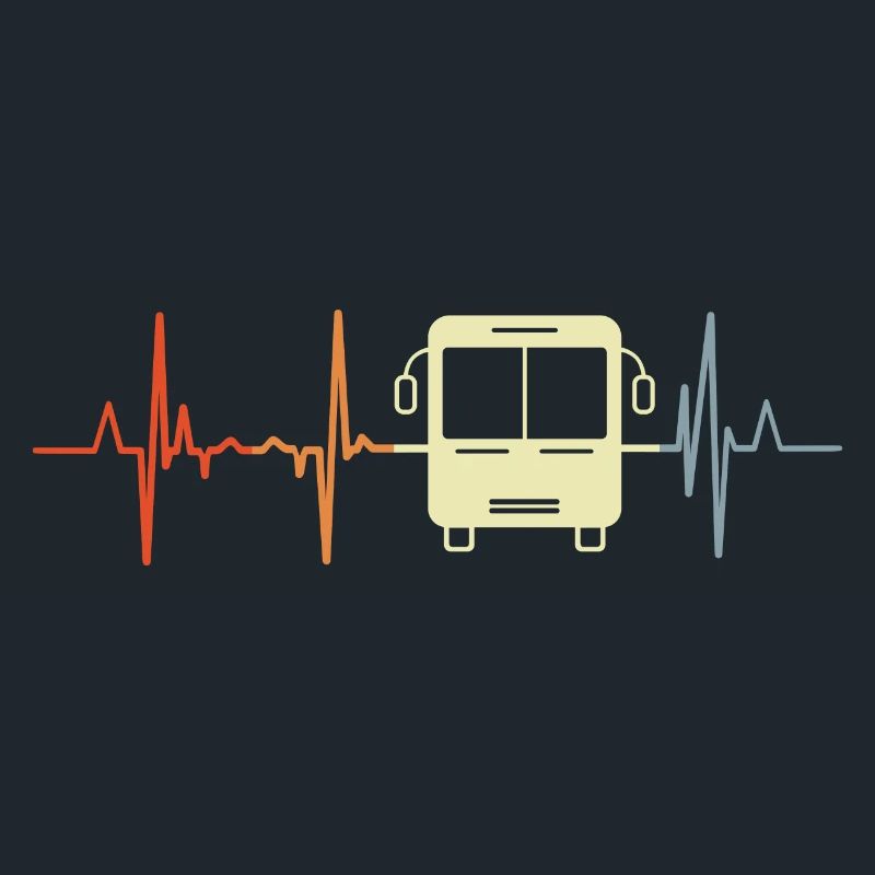 Fréquence cardiaque du bus