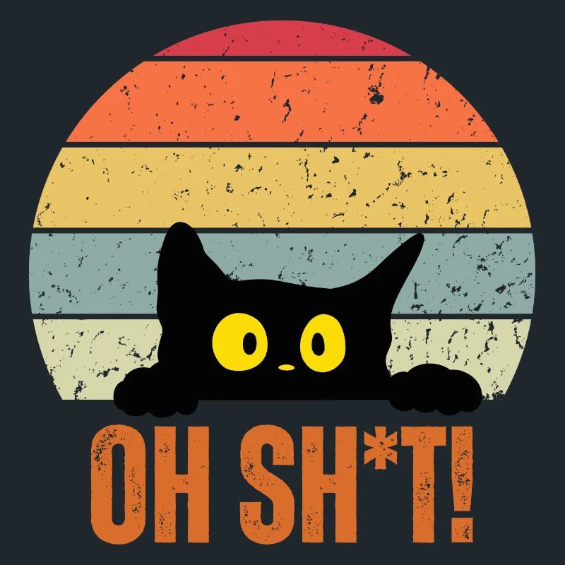 Schockierende Katze
