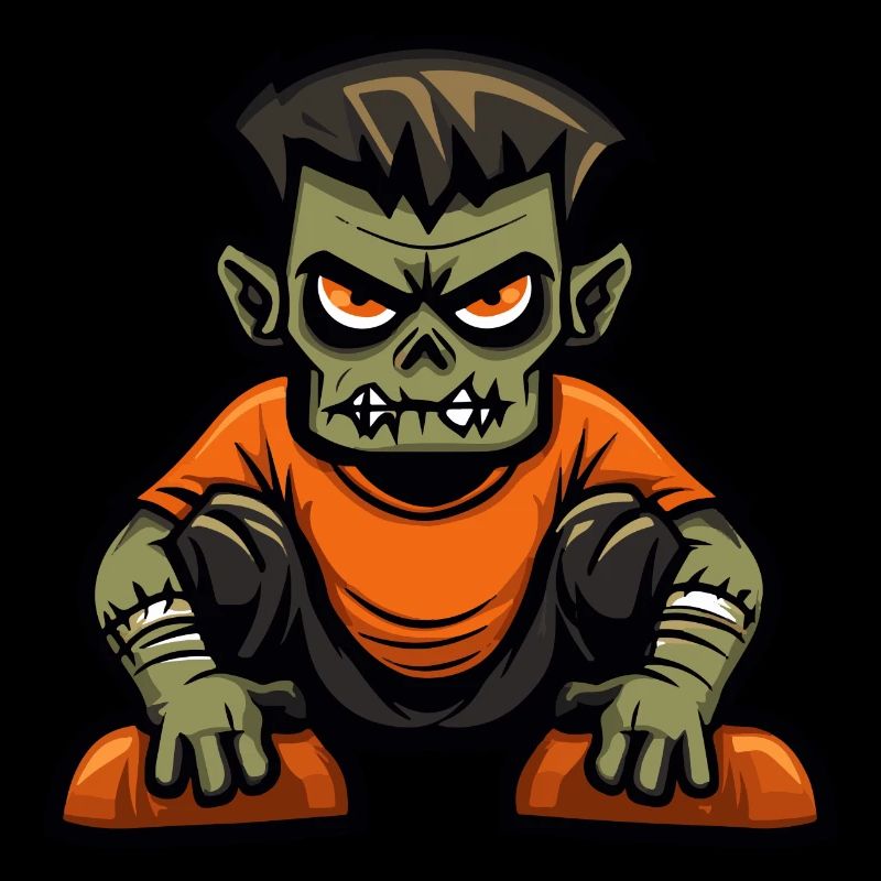 Zombie Halloween Comic