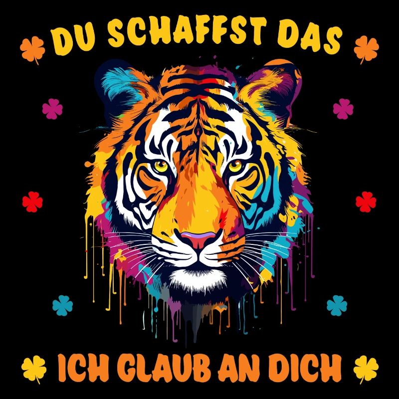 Du schaffst das! Ich glaub an dich! Tiger