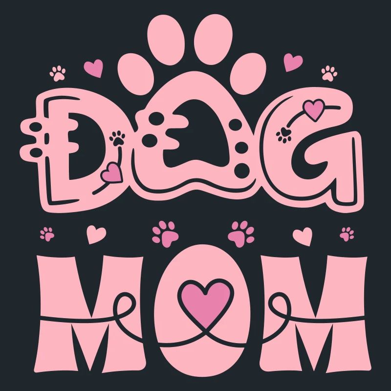 Minimal DOG MOM Monogram