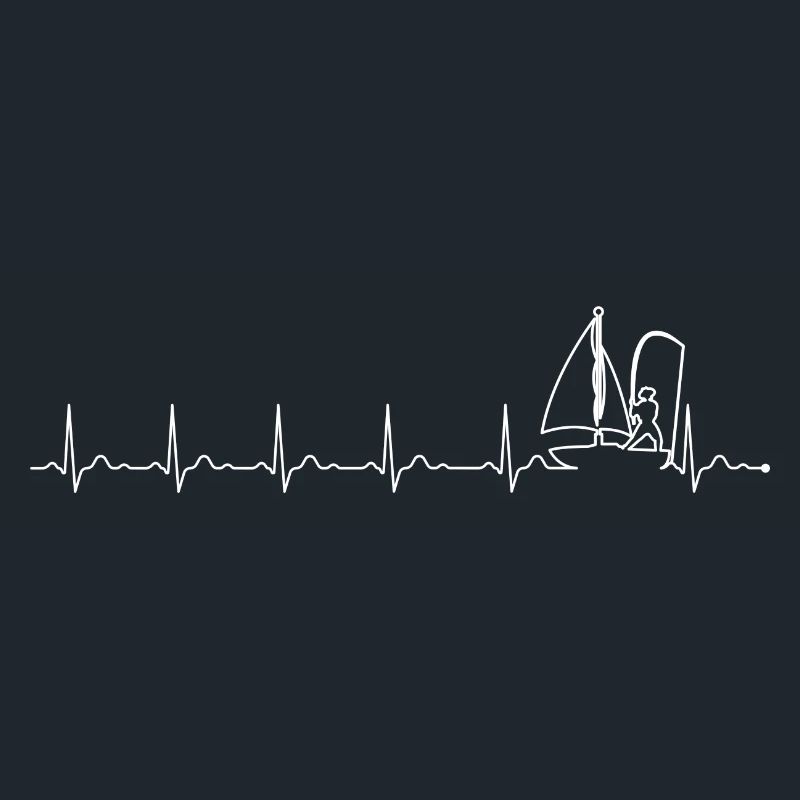 Sailboat on ECG Wave