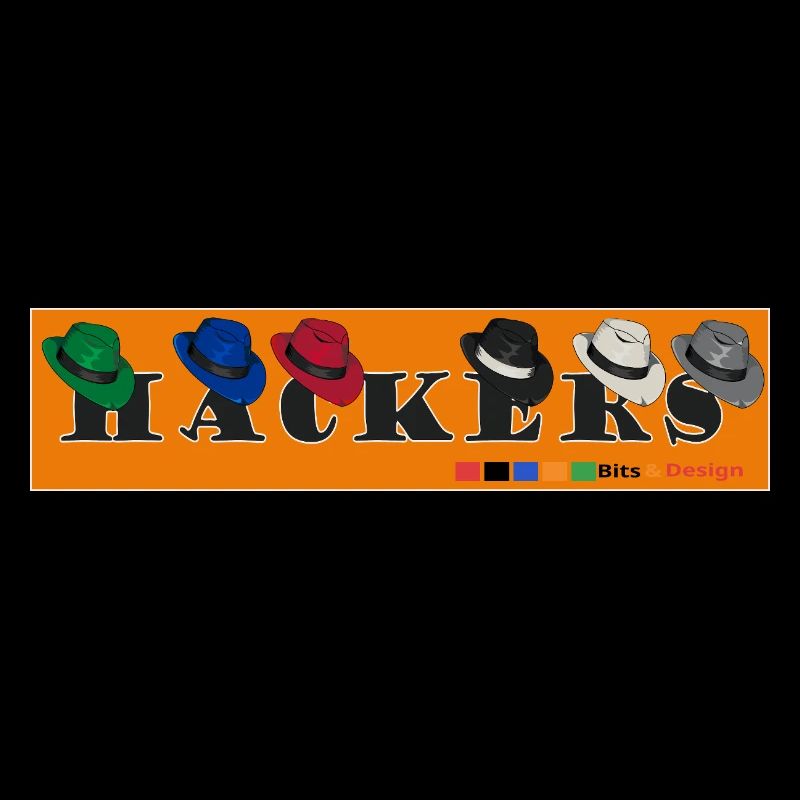 Hackers Logo Retro Design