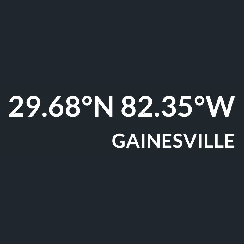 Gainesville, Florida, United States Coordinates
