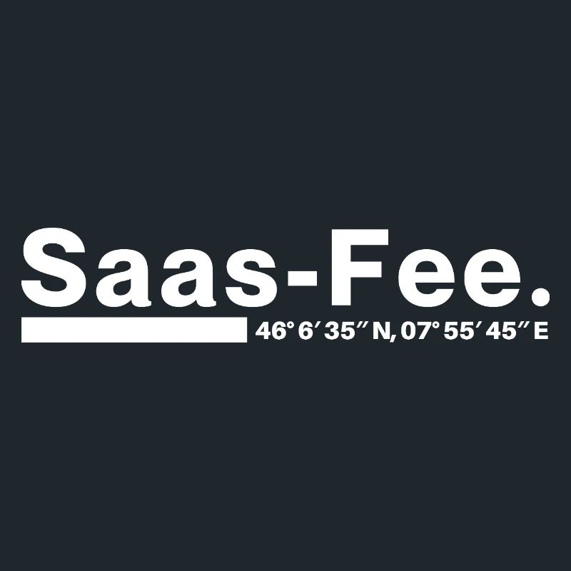 Saas-Fee Koordinaten Wallis Schweiz