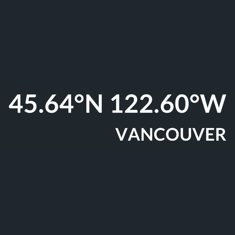 Vancouver, Washington, USA Coordinates